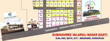 Subashree Valaroli Nagar the fastest growing area in outskirts of karaikudi at Managiri 